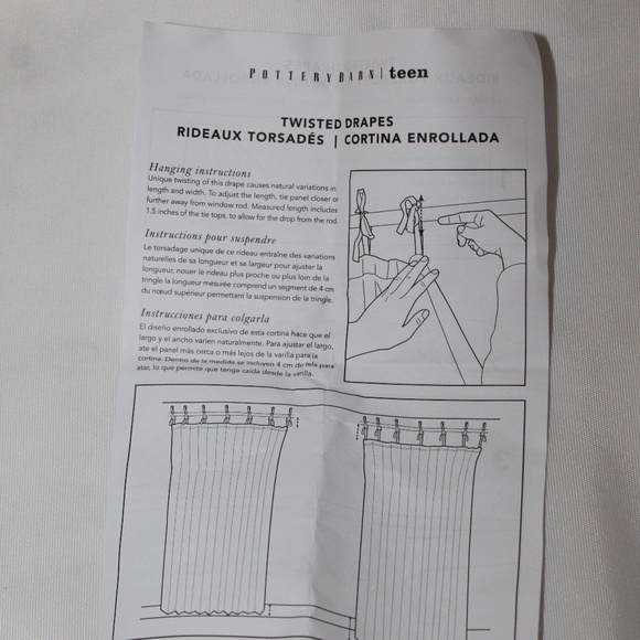 Pottery Barn: Fluffy Luxe Throw, Dottie Pillow Cases & Twisted Sheer Curtain (4) - Picture 5 of 10